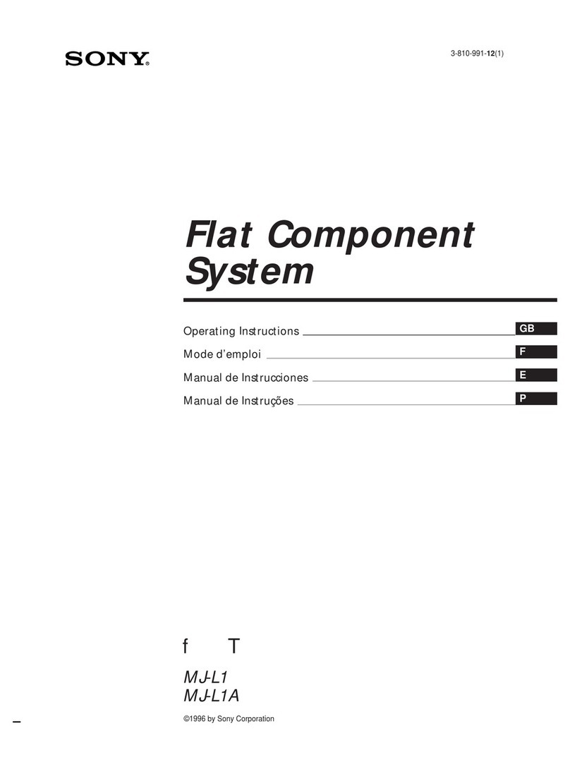 Sony MJ-L1 operating instructions