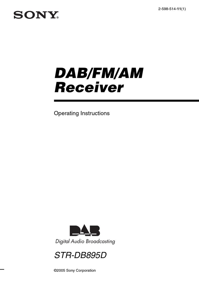 Sony STR-DB895D operating instructions