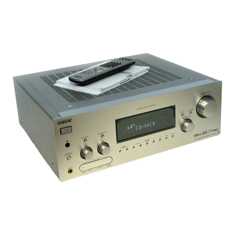 Sony STR-DA1000ES operating instructions