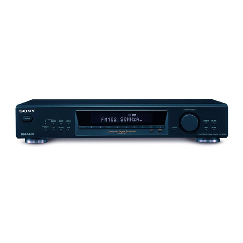 Sony ST-SE570 operating instructions