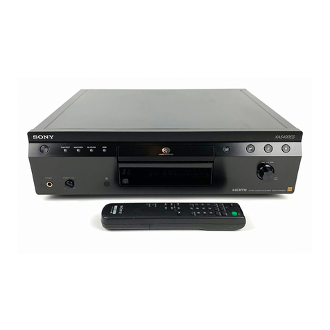 Sony SCD XA5400ES User manual