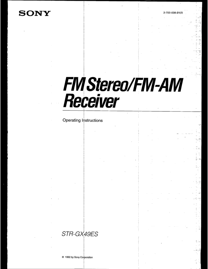Sony STR-GX49ES User manual