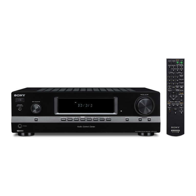 Sony STR-DH100 User manual