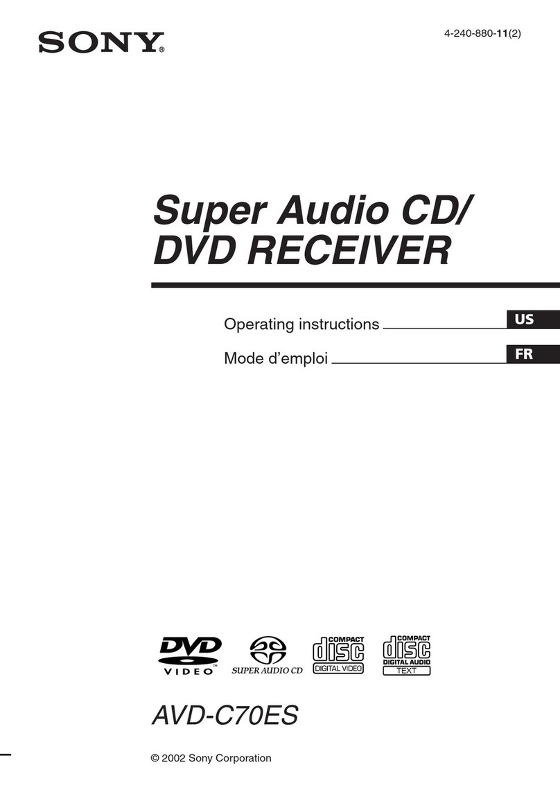 Sony AVD-C70ES operating instructions