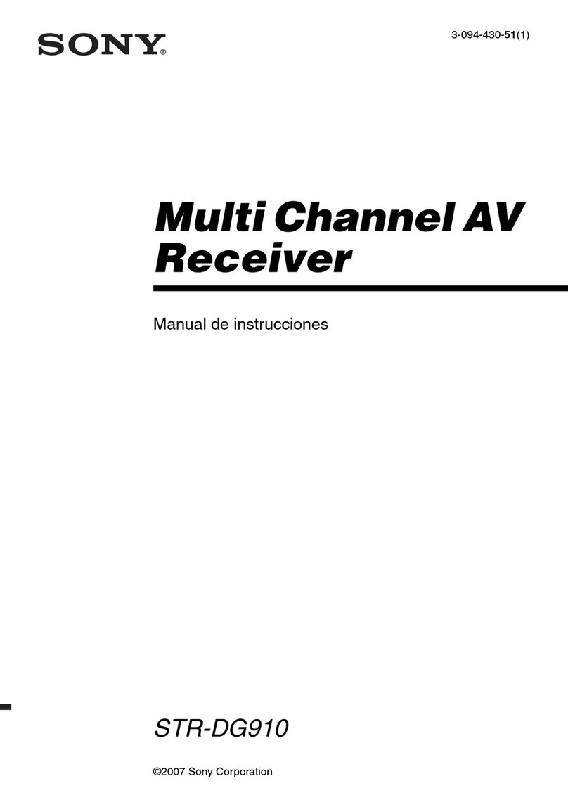 Sony STR-DG910 Manual de instrucciones