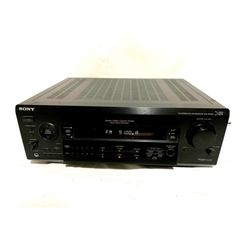 Sony STR-DE525 operating instructions