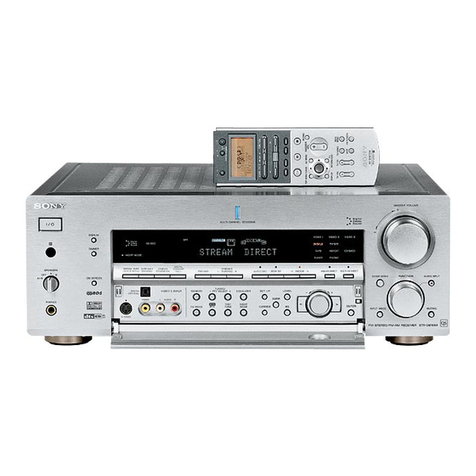 Sony STR-DB1080 - Fm Stereo/fm-am Receiver operating instructions
