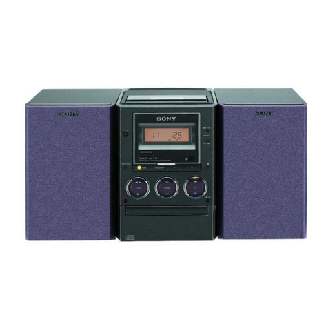 Sony CMT-M70 Primary User manual