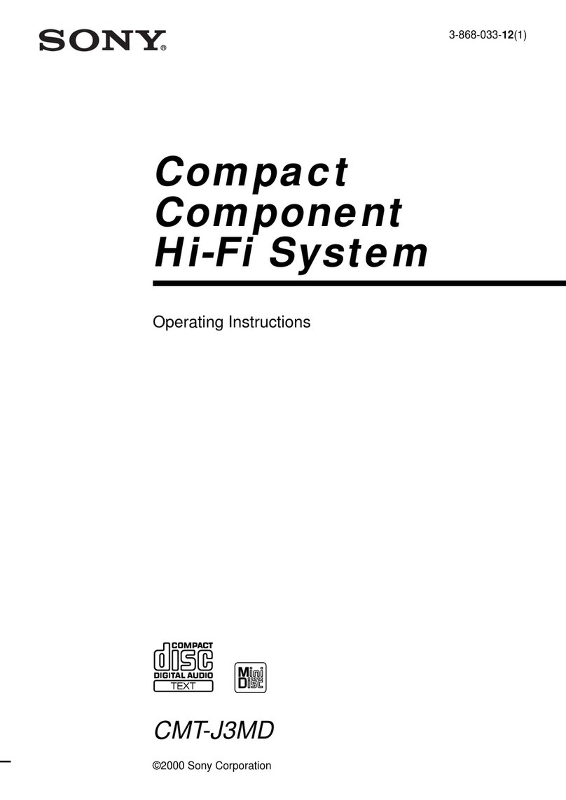 Sony CMT-J3MD User manual