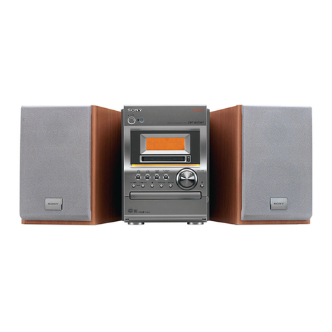 Sony CMT-M333NT User manual