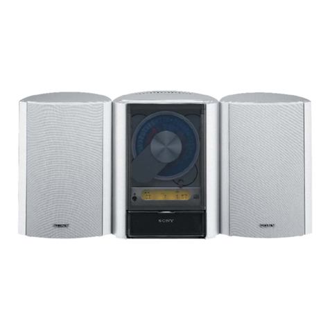 Sony CMT-EX5 - Micro Hi Fi Component System operating instructions