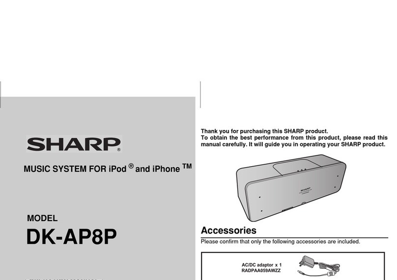 Sharp DK-AP8P User manual