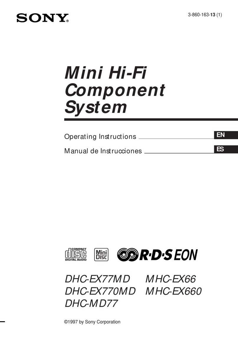 Sony DHC-EX770MD operating instructions