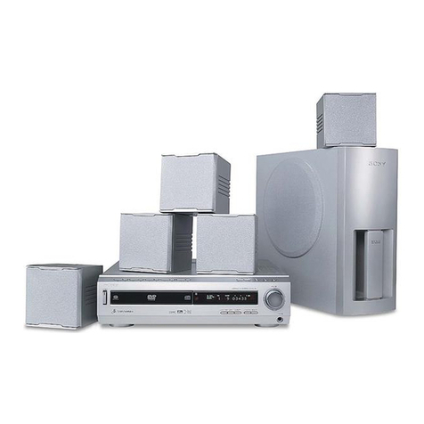 Sony DAV-C450 - Dvd Home Theater System User manual