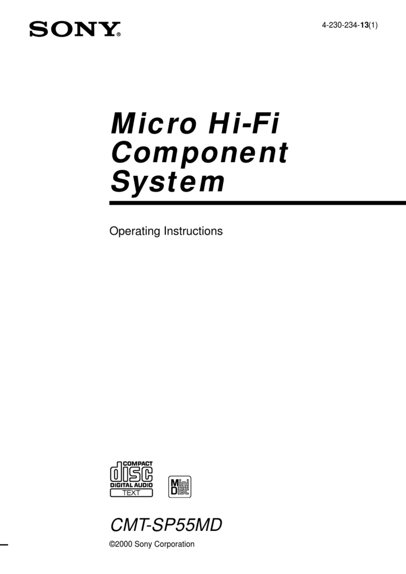Sony CMT-SP55MD operating instructions