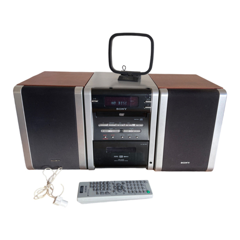Sony CMT-DV2D - Micro Hi Fi Component System operating instructions