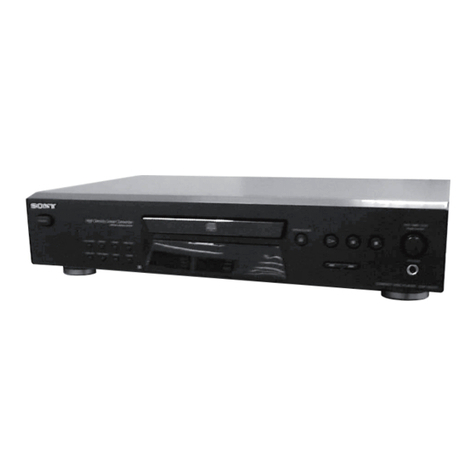 Sony CDP-XE570 User manual