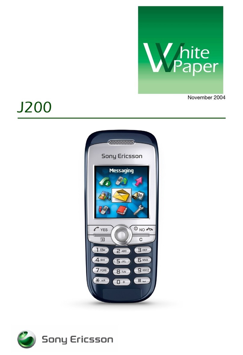 Sony Ericsson J200 Quick reference guide