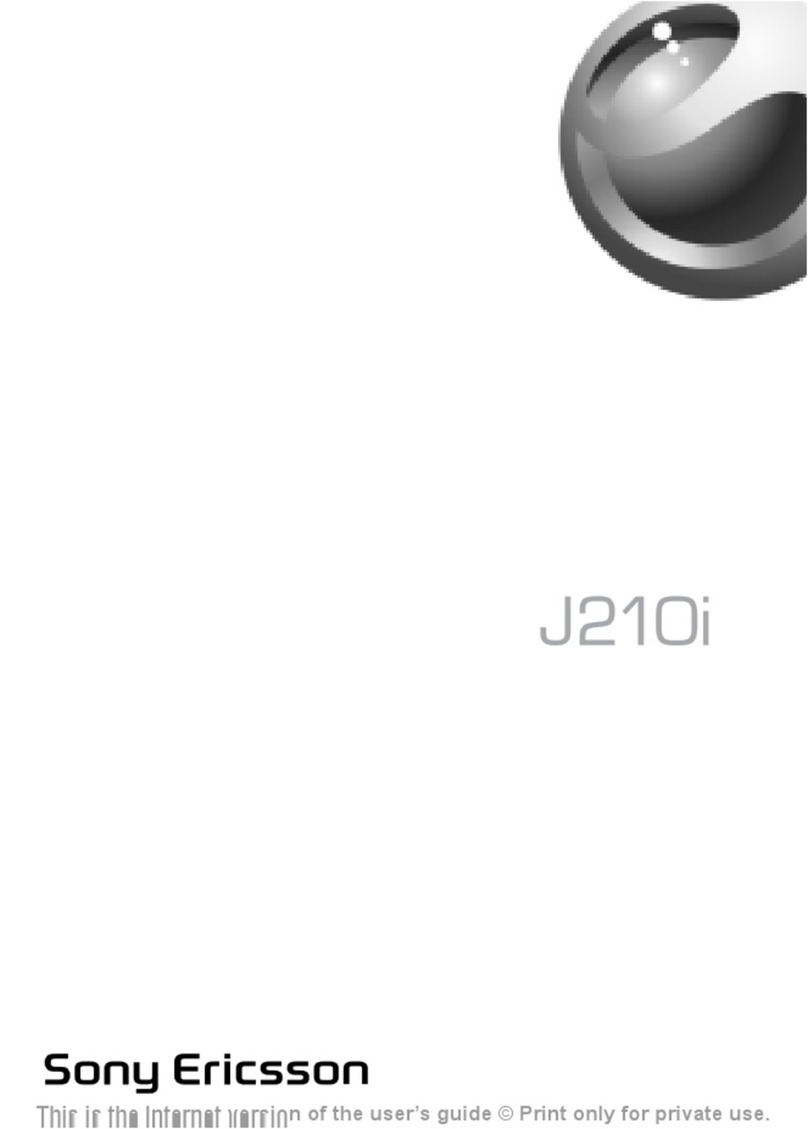 Sony Ericsson J210i  J210i J210i User manual