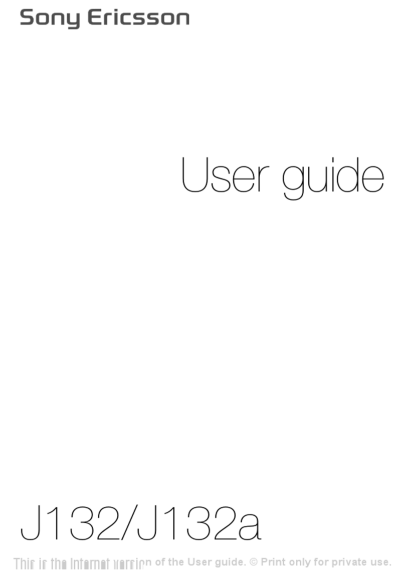 Sony Ericsson J132A User manual