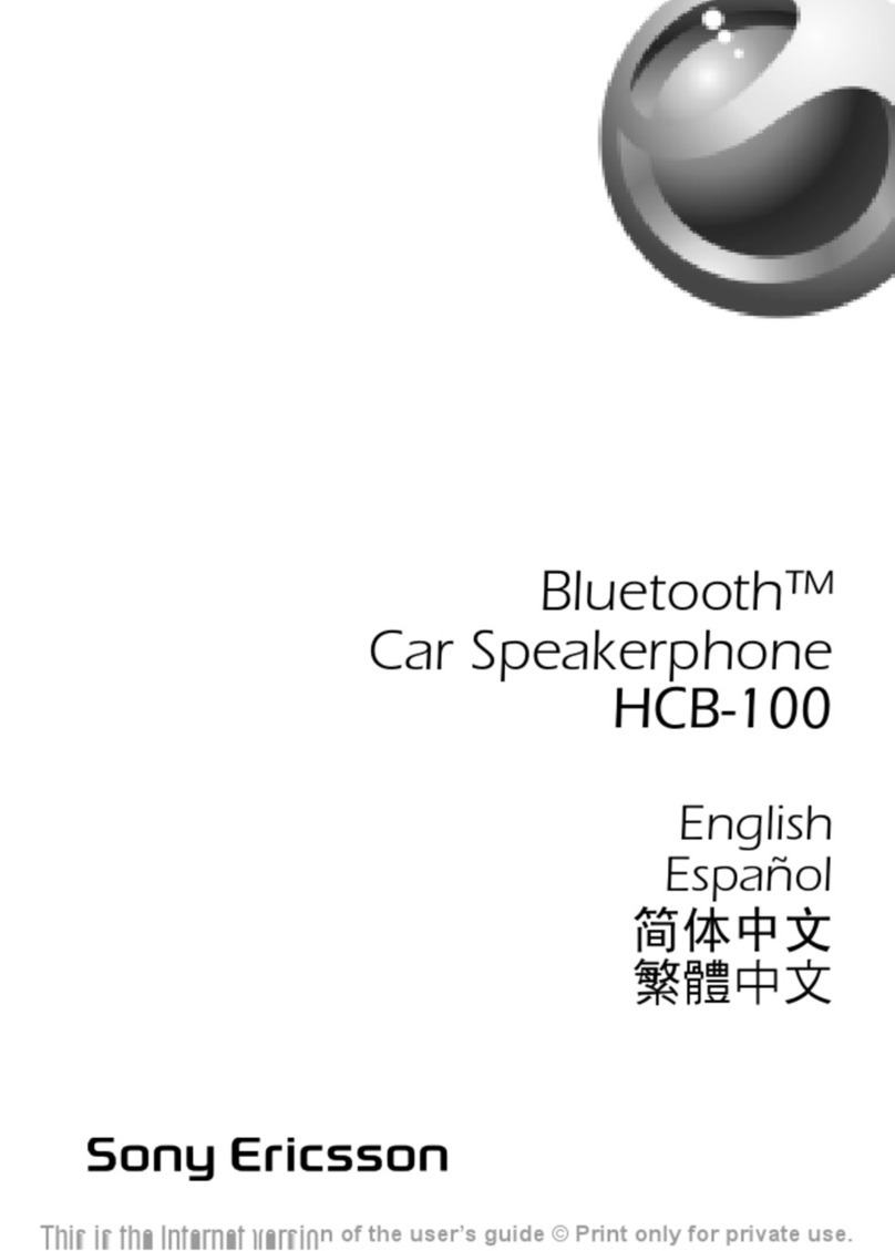 Sony Ericsson HCB-100 user guide