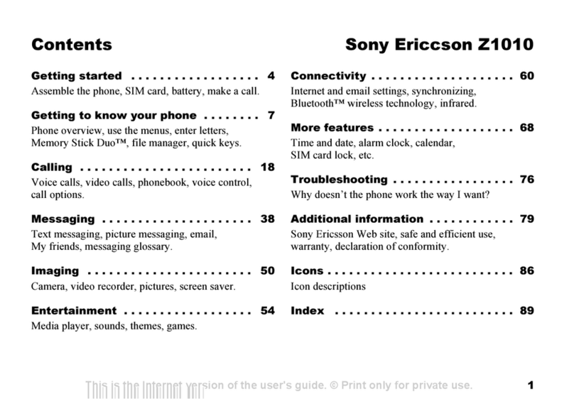Sony Ericsson Cyber-Shot Instruction Manual