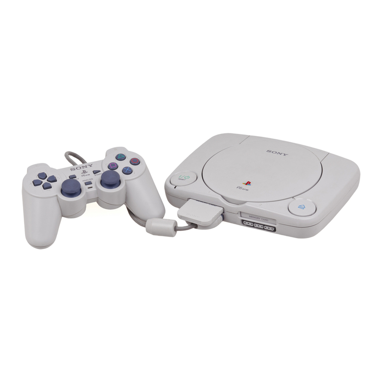 Sony PLAYSTATION (PS ONE) SCPH-102 User manual