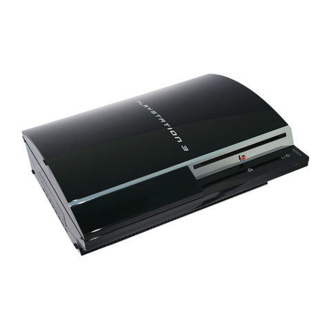 Sony 120GB Playstation 3 CECH-2001B instruction manual