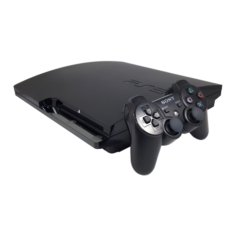 Sony 120-250GB Playstation 3 CECH-2101A User manual