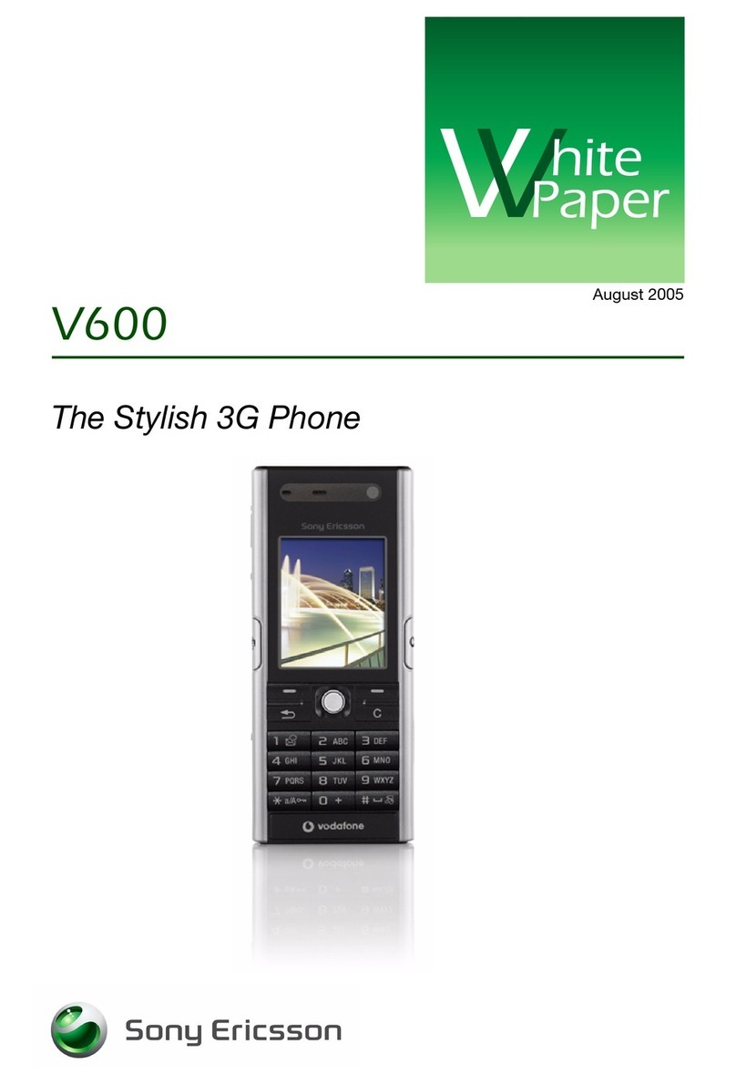 Sony Ericsson V600 White paper