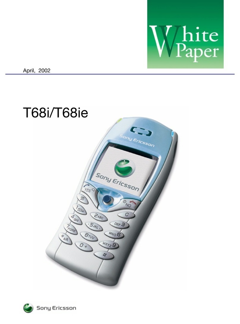 Sony Ericsson T68ie Quick reference guide