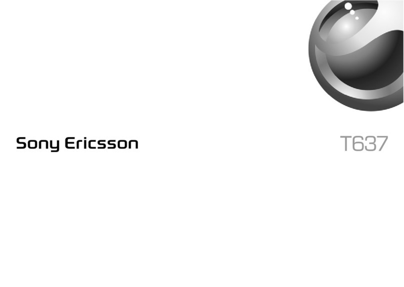 Sony Ericsson T637 User manual