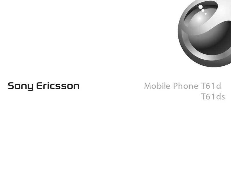 Sony Ericsson T61d User manual Sony Ericsson T61d User manual