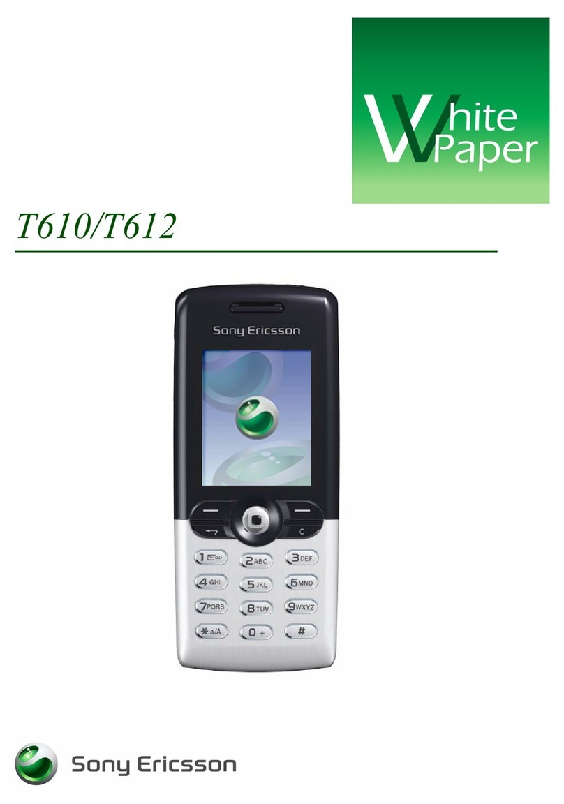 Sony Ericsson T612 White paper