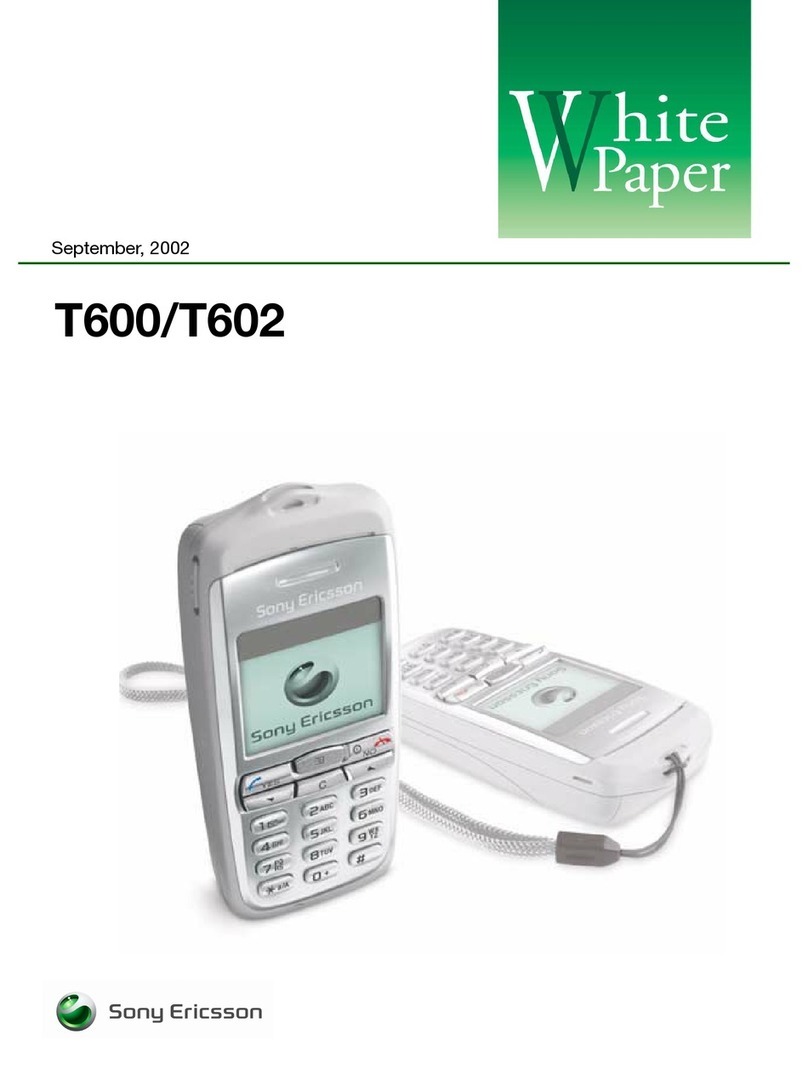 Sony Ericsson T600 Quick reference guide