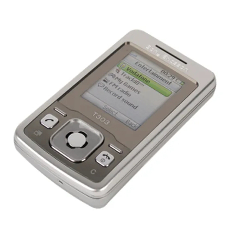 Sony Ericsson T303 user guide