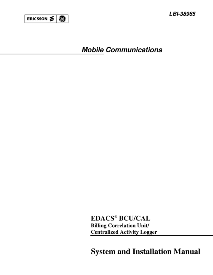 Ericsson LBI-38965 User guide
