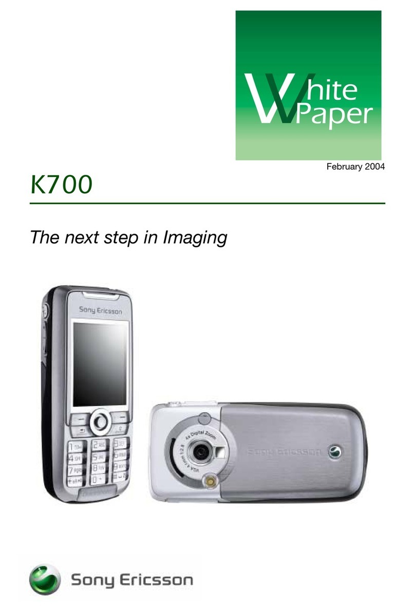 Sony Ericsson K700 Quick reference guide Sony Ericsson K700 Quick reference guide