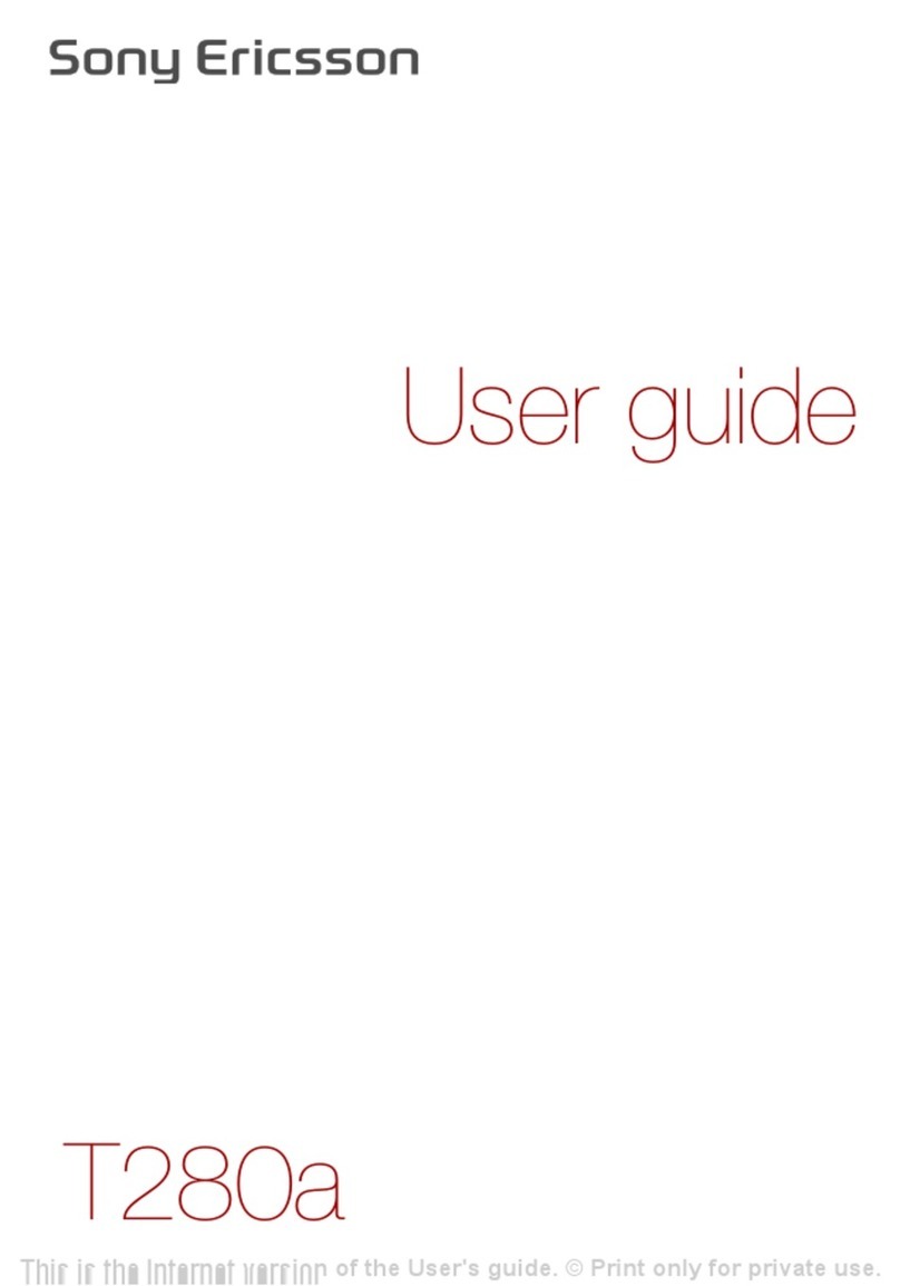Sony Ericsson T280A User manual