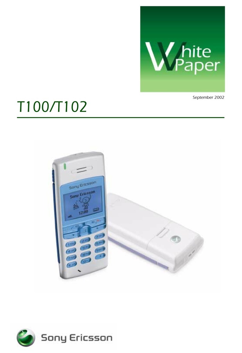 Sony Ericsson T100 Quick reference guide