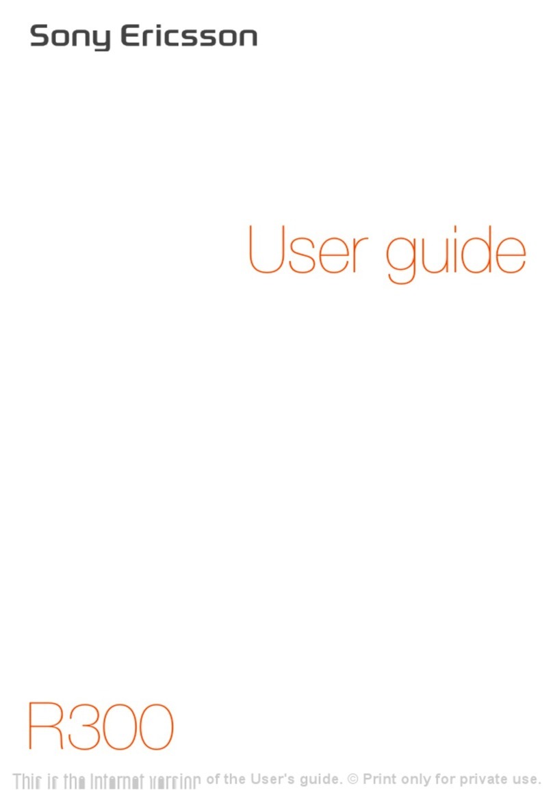 Sony Ericsson R300 User manual