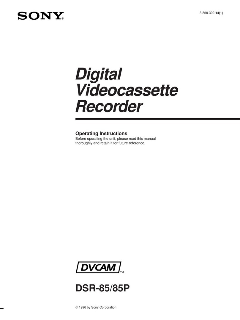 Sony 85P User manual