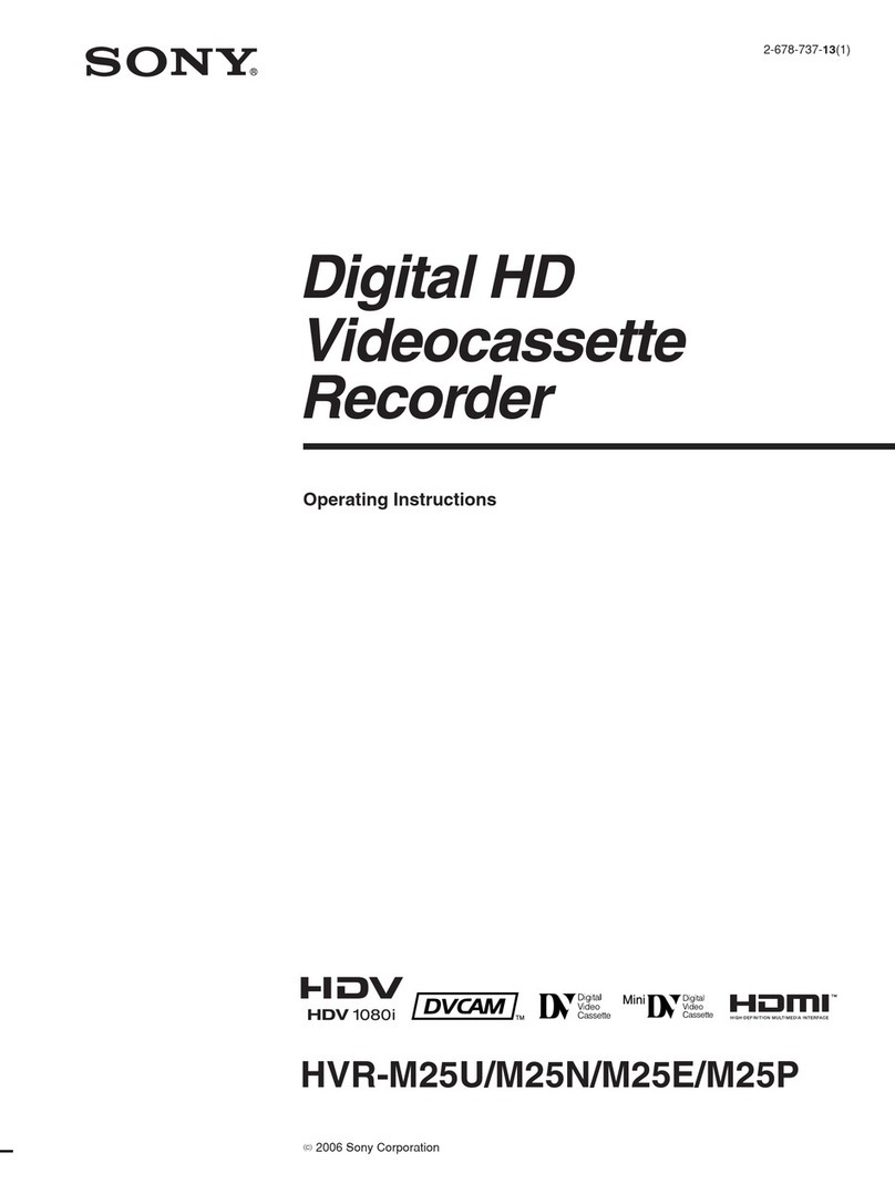 Sony 2-678-737-13(1) operating instructions