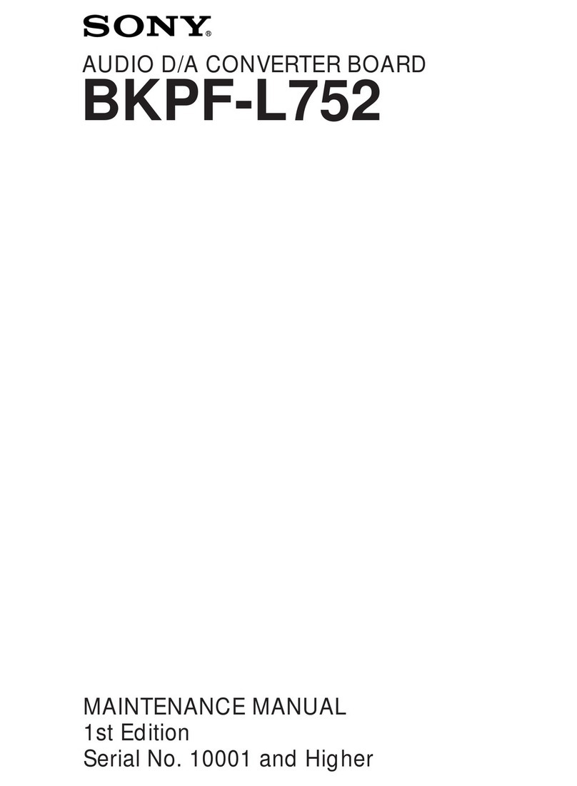 Sony BKPF-L752 User manual Sony BKPF-L752 User manual