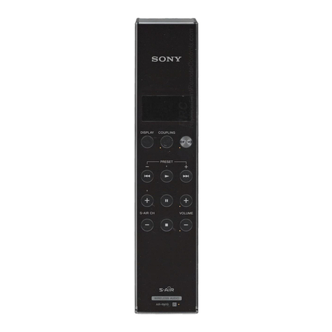 Sony AIR-RM10 User manual