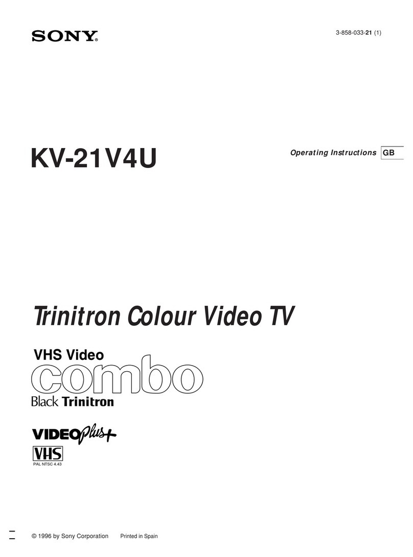 Sony Trinitron KV-21V4U User manual