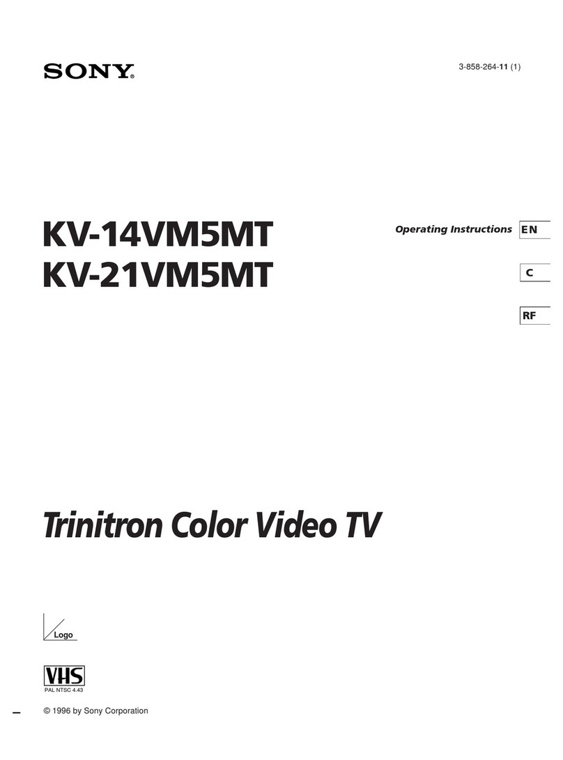 Sony KV-14VM5MT, KV-21VM6MT operating instructions
