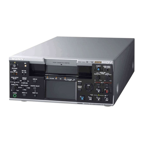 Sony HVR-M25E User manual