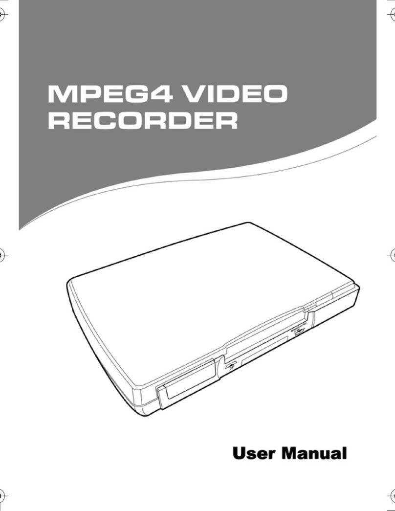 Sony MPEG4  Video Recorder User manual