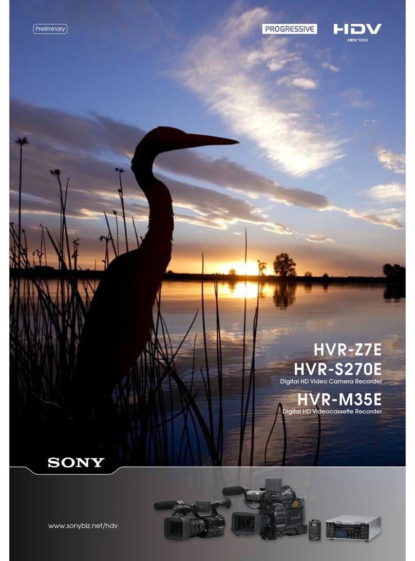 Sony HVR-M35E User manual